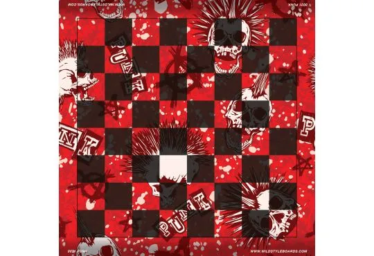 Punk - Full Color Vinyl Chess Board