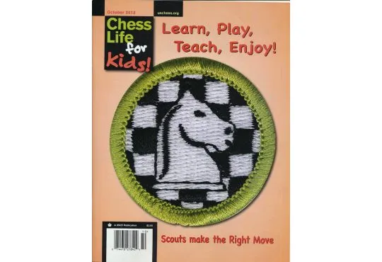CLEARANCE - Chess Life For Kids Magazine - October 2013 Issue
