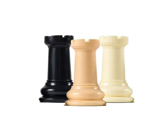 Premier Chess Pieces - Individual Rook (Assorted Colors)