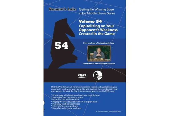 ROMAN'S LAB - VOLUME 54 - Capitalizing on Your Opponent's Weakness Created in the Game
