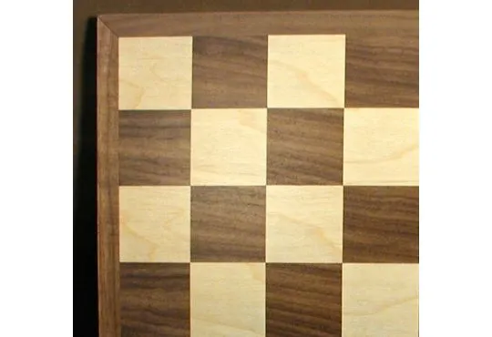 17" Walnut/Maple Veneer Board 2" Square