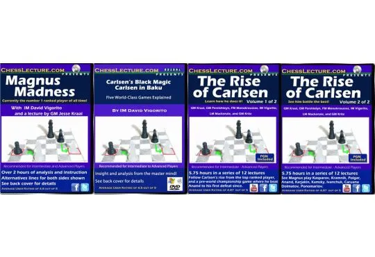 A Magnum of Magnus - 4 DVDs - Chess Lecture