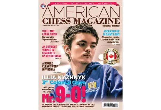 PRE ORDER - AMERICAN CHESS MAGAZINE Issue no. 27