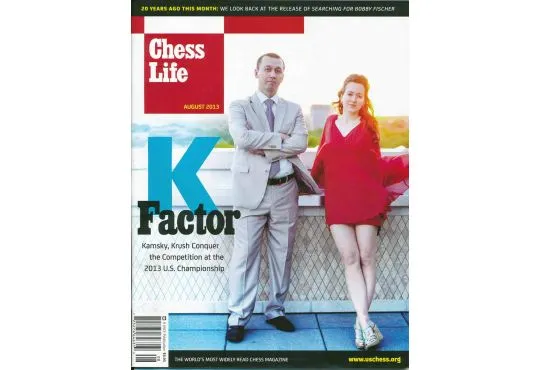 CLEARANCE - Chess Life Magazine - August 2013 Issue