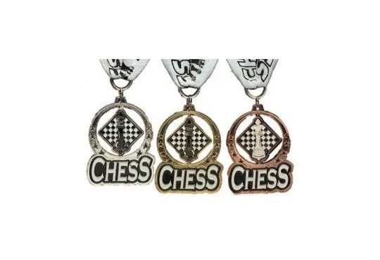 Spinning Chess Medals
