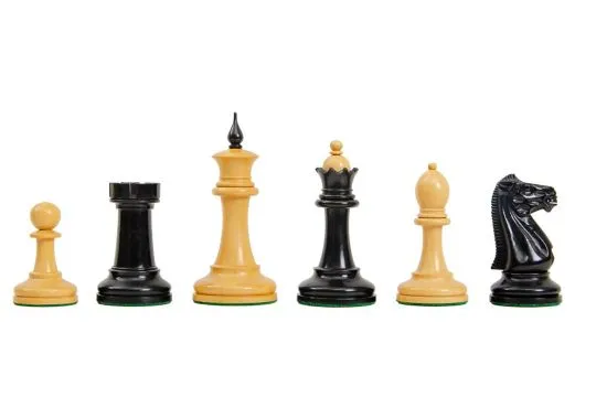 The Circa 1940 Soviet Club Series Chess Pieces - 4.0" King