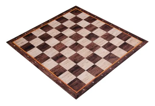 Walnut - Full Color Thin Mousepad Chess Board
