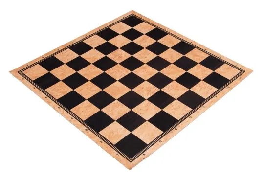 Bird's Eye Maple & Wenge - Full Color Thin Mousepad Chess Board