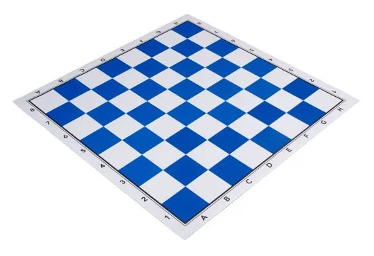 Royal Blue - Full Color Thin Mousepad Chess Board