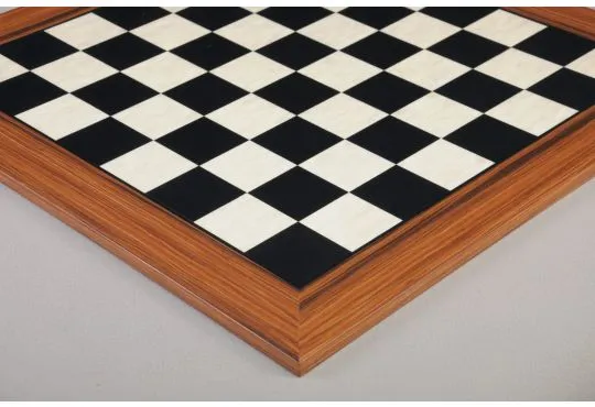 Black Anegre and Maple Classic Traditional Chess Board - Gloss Finish