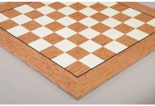 Brown Erable and Maple Classic Traditional Chess Board - Satin Finish