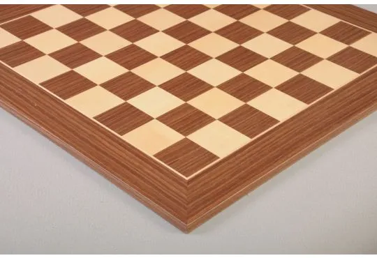 Striped Ebony and Maple Classic Traditional Chess Board