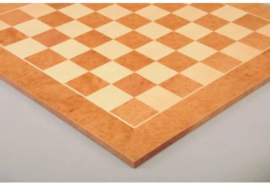 Vavona Burl and Maple Classic Traditional Chess Board