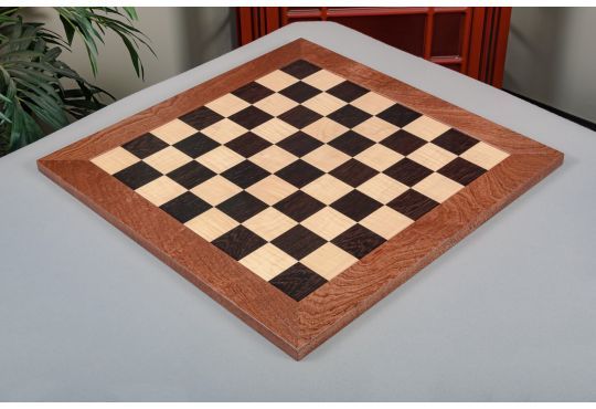 African Palisander and Maple Signature Traditional Chess Board - 2.5" Squares