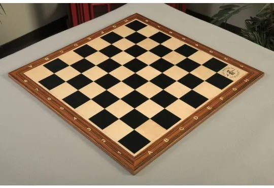 Black Anegre and Maple Wooden Tournament Chess Board