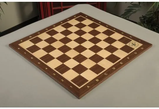 Macassar Ebony and Maple Wooden Tournament Chess Board