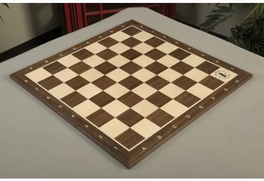 Smoked Oak and Maple Wooden Tournament Chess Board