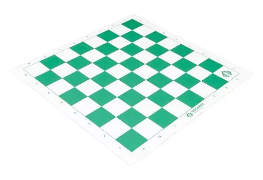CLEARANCE - US Chess Federation Thin Mousepad Chess Board - GREEN 