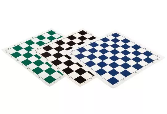 Standard Vinyl Analysis Tournament Chess Board - 1.375" Squares