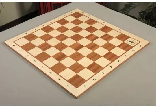 Maple and Mahogany Wooden Tournament Chess Board