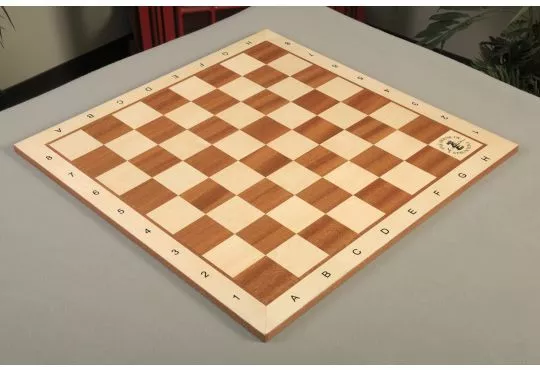 Maple and Mahogany Wooden Tournament Chess Board