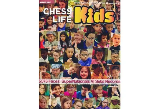 CLEARANCE - Chess Life For Kids Magazine - August 2017 Issue