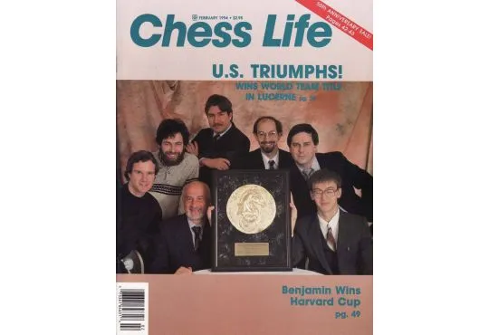 CLEARANCE - Chess Life Magazine - February 1994 Issue