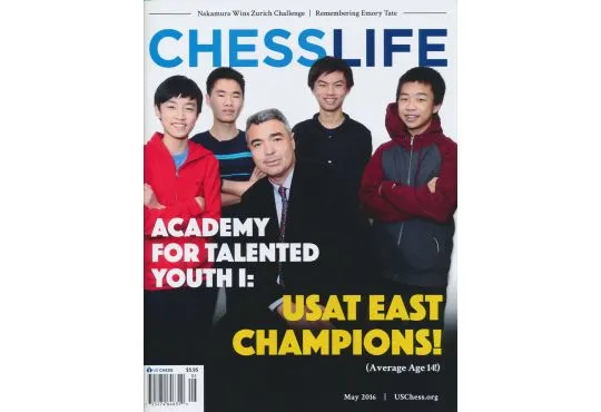 CLEARANCE - Chess Life Magazine - May 2016 Issue 