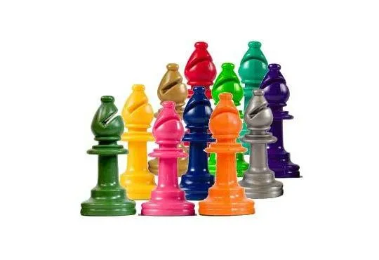 Basic Club Pieces - Colored Bishop (Assorted Colors)