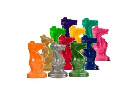 Basic Club Pieces - Individual Knight (Assorted Colors)