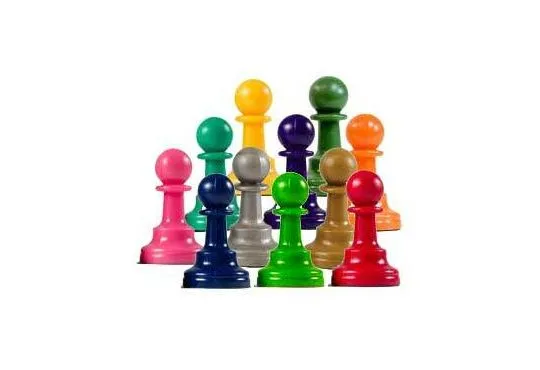 Basic Club Pieces - Individual Pawn (Assorted Colors)