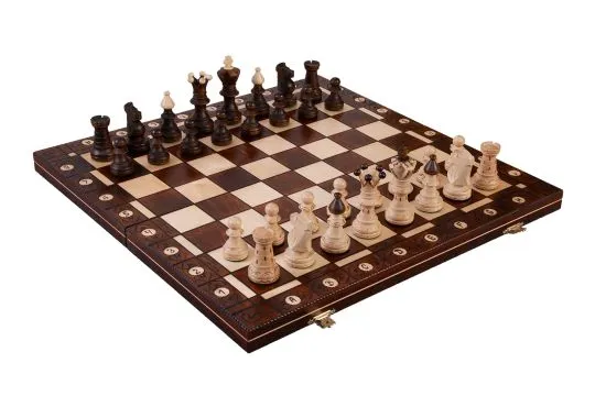 The New Ambassador Chess Set - Brown 