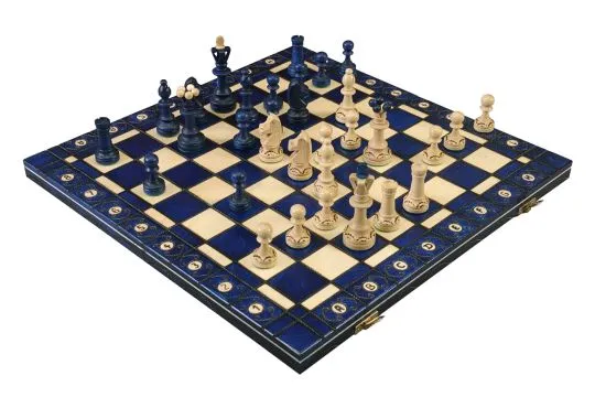 The Blue Senator Chess Set