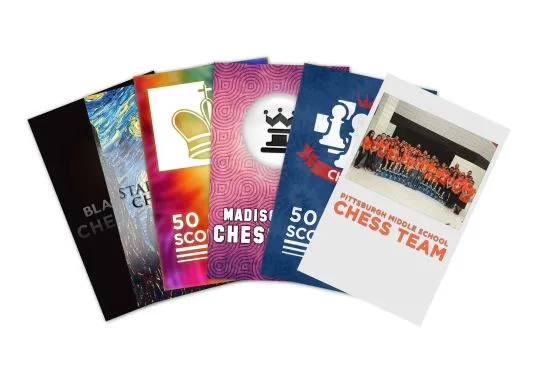 Custom Printed Full Color Chess Scorebook