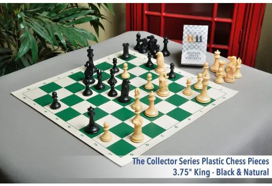 Musketeer Chess Elephant and Hawk Kit (Sharper Kit) Bundled with HOS Luxury Plastic Chess Pieces