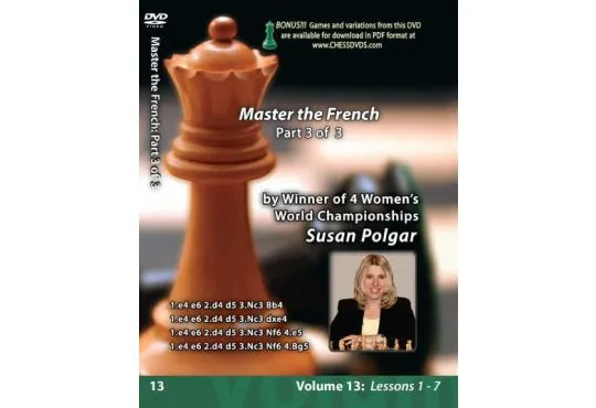 E-DVD WINNING CHESS THE EASY WAY - VOLUME 13 - Mastering The French - PART 3