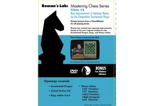 E-DVD ROMAN'S LAB - VOLUME 12 - New Improvements in Opening Theory for the Competitive Player