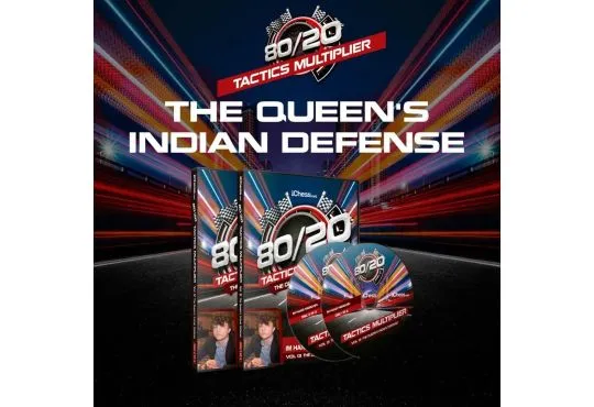 E-DVD - 80/20 Tactics Multiplier - The Queen's Indian Defense - IM Hans Niemann