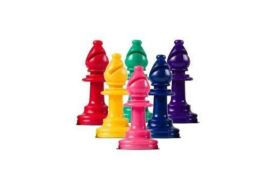 Heavy Tournament Pieces - Individual Bishop (Assorted Colors)