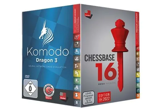 Komodo Dragon 3 and CHESSBASE MEGA 16 Bundle
