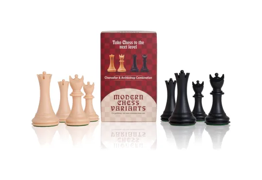 Chancellor and Archbishop - Musketeer Chess Variant Kit - 4 Set