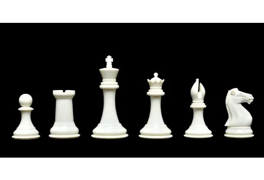 The Collector Series Plastic Chess Pieces - 3.75" King