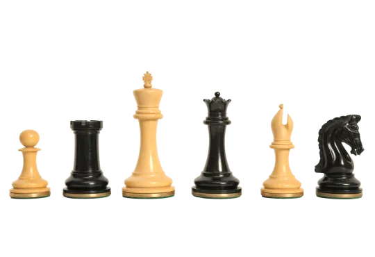 The Imperial Collector Series Luxury Chess Pieces with Brass Weighting - 4.4" King