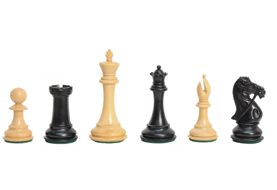 The Leicester Series Chess Pieces - 4.0" King