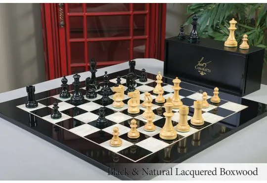 The Liberty Series Wood Chess Set, Box, & Board Combination