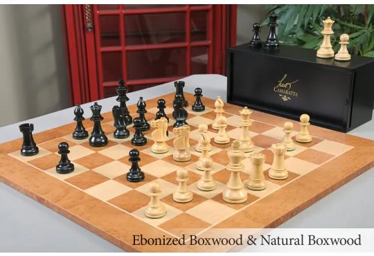 The French Lardy Series Wood Chess Set, Box, & Board Combination