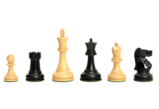 CLEARANCE - The Fischer Spassky 1972 Series Commemorative Chess Pieces - 3.75" King