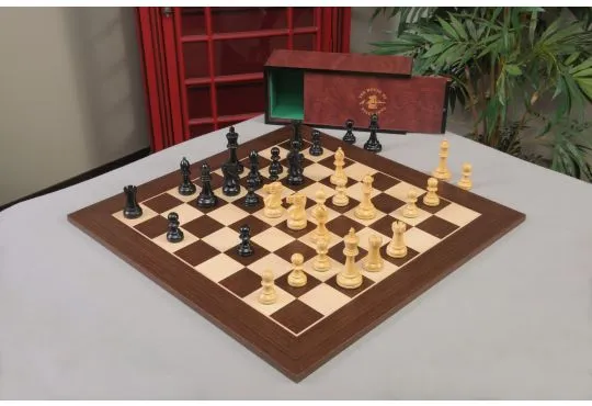 The Wild Knight Series Chess Set, Box, & Wenge Board Combination