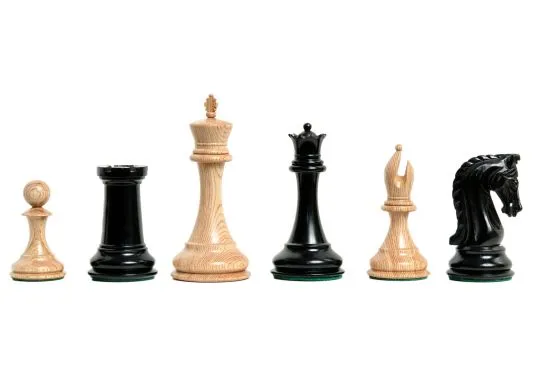 The 2018 Exotique Collection® - Imperial Collector Series Luxury Chess Pieces - 4.4" King - Genuine Ebony