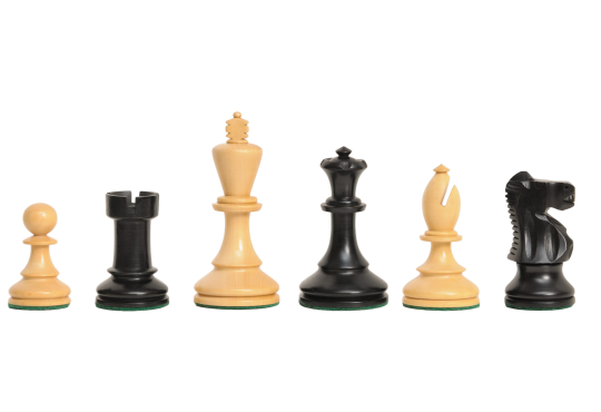 The B.H. Wood Chess Pieces - 3.75" King